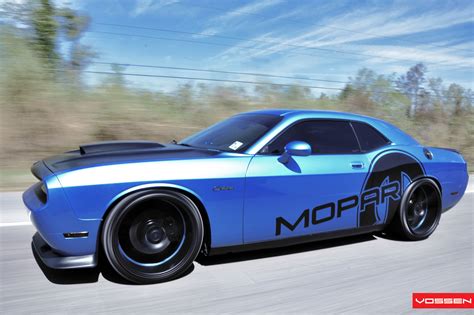 mopar   car customized blue dodge challenger caridcom gallery