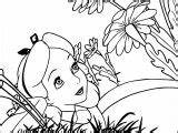 Coloring Wonderland Alice Flower Pages Wecoloringpage sketch template