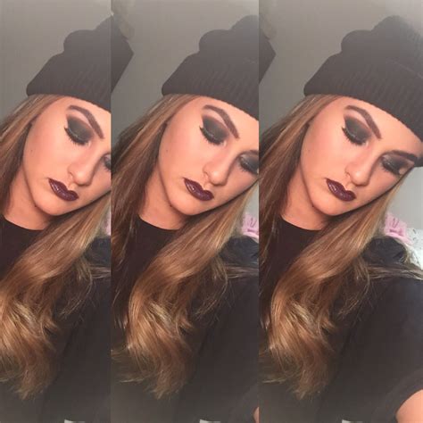 Bank Robber Makeup I Went With A Black Smokey Eye With A