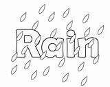 Raindrop sketch template