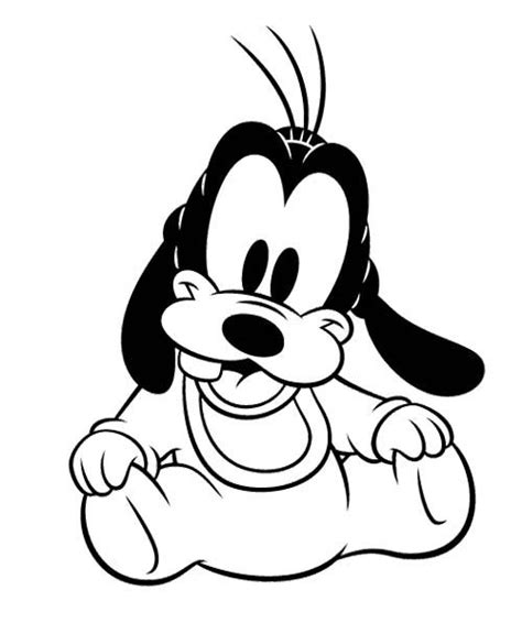 disney baby goofy coloring pages