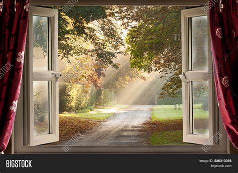 open window view  image photo  trial bigstock