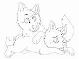 Wolf Lineart Pups Pup Drawing Cute Deviantart Getdrawings sketch template