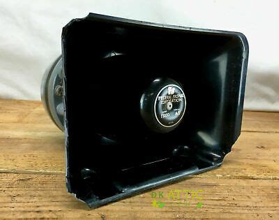 federal signal  watt siren speaker model ts series  tested ebay ebay