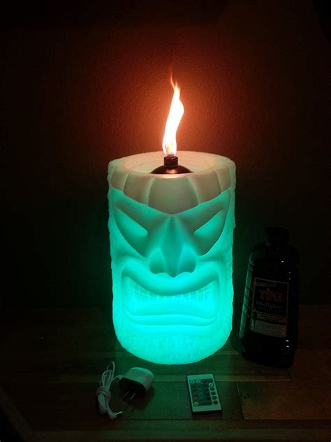 led table top tiki torch