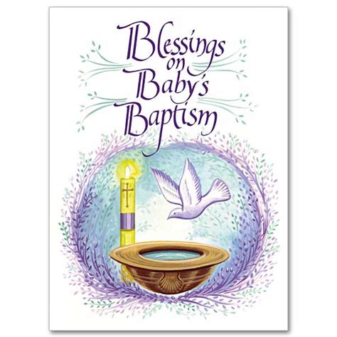 blessings  babys baptism baptism card child