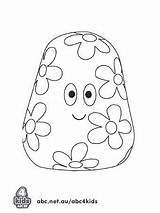 Garden Night Coloring Pages Haahoos Colouring Piggle Iggle Hello Printable Abc Au Resources Sheets Kids Trending Days Last Abc4kids Print sketch template
