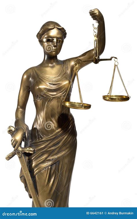 symbol  justice stock image image  bronze white