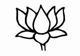 Flower Lotus Coloring Pages Kids Draw Drawing Easy Clipart Simple Petal Line Water Tattoo Symbol Sketch Cute sketch template