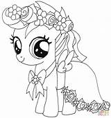 Pony Little Coloring Pages Printable Scootaloo Baby Color Print Colouring Celestia Princess Sheets Sweetie Belle Book Lil Kids Ausmalbilder Online sketch template