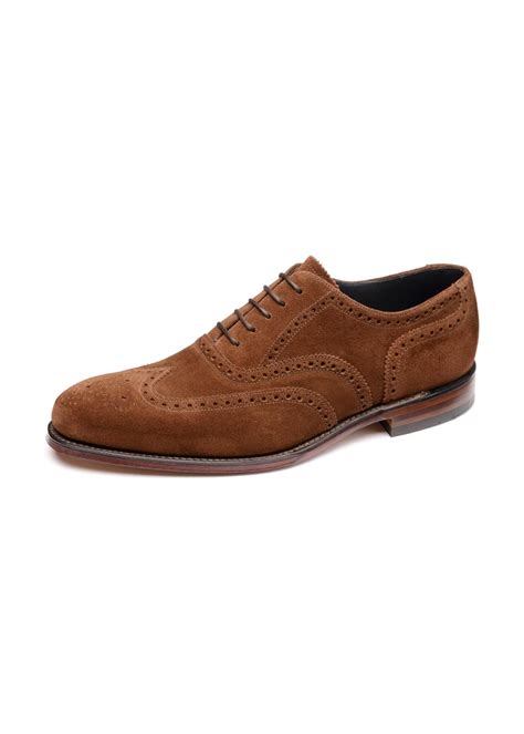 loake inverness suede oxford brogues mens   hume uk