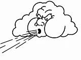Wind Wiatr Vento Nuvem Windy Weather Wetter Tornado Soprando Ausmalbilder Blowing Kolorowanki Dzieci Dla Tudodesenhos Catanese Nel Getdrawings Autunno Albiflora sketch template