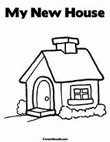 Coloring Pages Estate Real House Getcolorings Simple Printable Print sketch template
