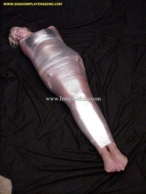 cling wrap bondage