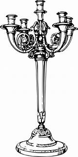 Candelabrum Openclipart Clipground sketch template