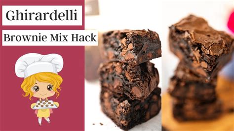 ghirardelli dark chocolate brownies brownie mix recipes ghirardelli brownies youtube