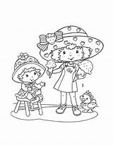 Strawberry Coloring Pages Shortcake Printable Sister Apple Little Dumpling Her Coloringme Kids Salvo sketch template
