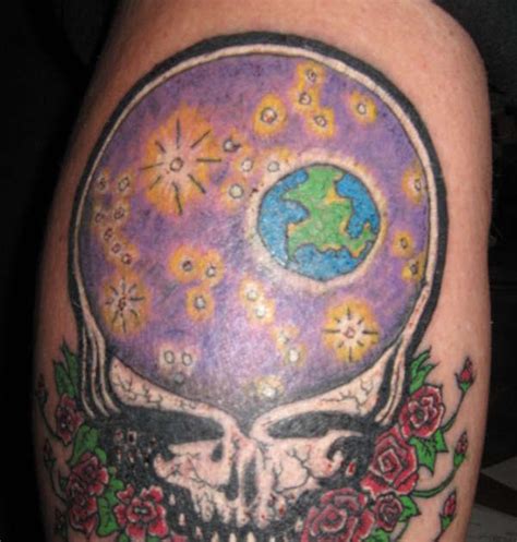 grateful dead tattoos gd tattoo 27 purple space your face
