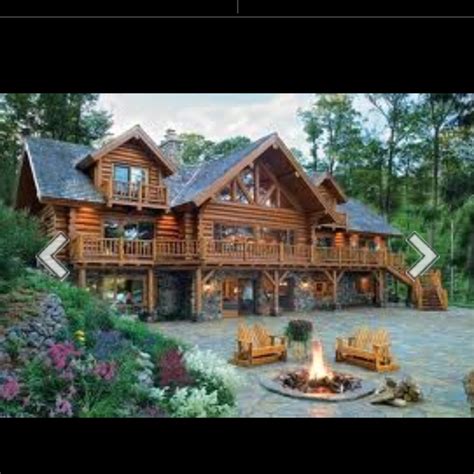 log cabin dream home dream homes pinterest