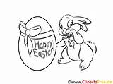 Easter Happy Kaninchen Malvorlage Titel sketch template