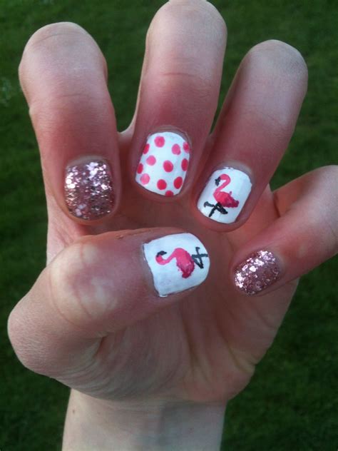 flamingo nails flamingo nails stylish nails nails