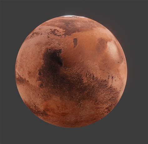 model mars red planet  textures vr ar  poly cgtrader