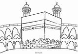Colouring Kabah Ilm Bah sketch template