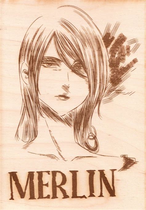 deadly sins merlin wooden wanted poster  deadly sins  deadly sins anime