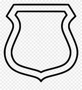 Badge Coloring Police Medal Potection Clipart Comments Pinclipart Report sketch template