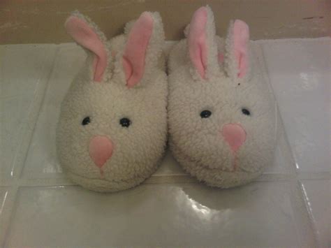 rabbit ramblings  battle   bunny slippers