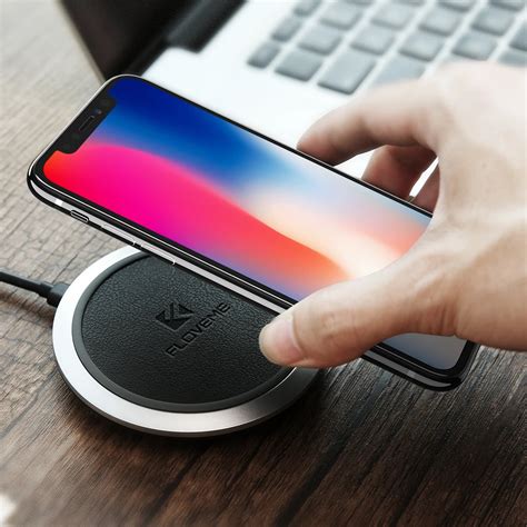 qi fast wireless charger floveme original wireless charger  iphone   charging pad