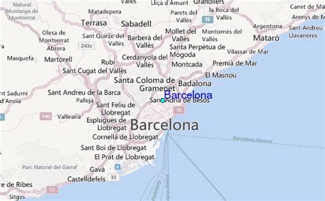 barcelona tide station location guide