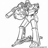 Megatron Coloring Pages Getdrawings Getcolorings sketch template