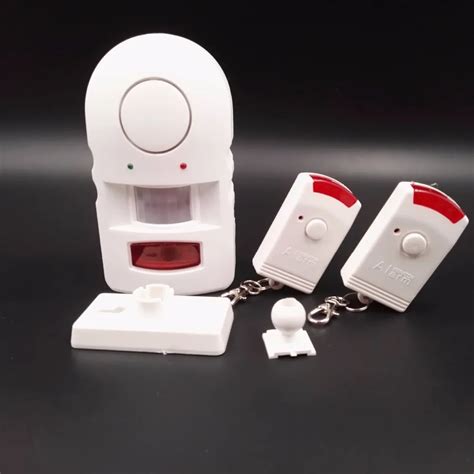 newly arrived portable ir wireless motion sensor detector  remote home security burglar alarm