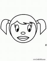 Coloring Face Girl Pages Library Clipart sketch template