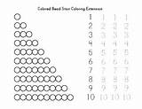 Montessori Math Bead Worksheet Stair Colored Rating sketch template