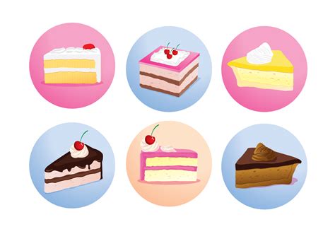 cake slice isolated vectors   vector art stock graphics