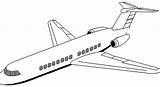 Jumbo Jet Coloring Pages Getcolorings Plane Printable Print Color sketch template