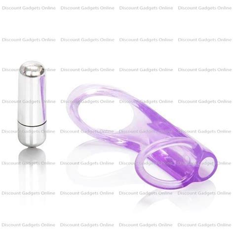 Intimate Pleasure Ring Vibrating Purple Enhancer Cock Penis Vibe Couple