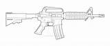 Drawing M4 Colt Line Commando Lineart Deviantart Coloriage M733 Gun Dessin Pistolet Drawings Dibujos Rifle Arma Ar Paintingvalley Assault Un sketch template