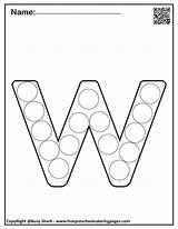 Letter Markers Printing sketch template