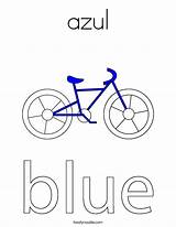 Coloring Azul Noodle Twistynoodle Blue Bike Built California Usa Twisty sketch template