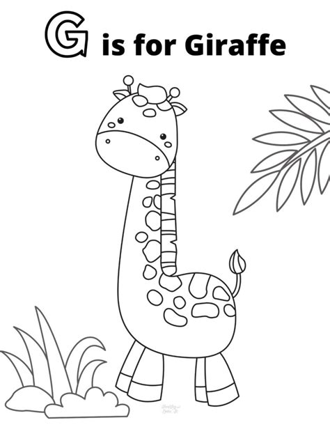 cute giraffe coloring pages  printables healthy  lovin