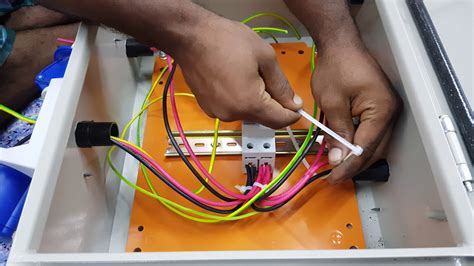 panel board installation  skilled electrician  worldelectric panel distribution board part