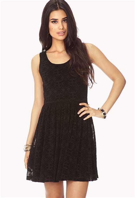 Lyst Forever 21 Poetic Fit And Flare Dress You Ve Been