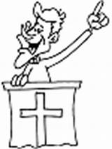 Preacher Coloring Pages Template sketch template
