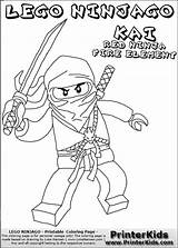 Ninjago Kai Printable Ausmalen Ausmalbilder Swords Mewarnai Ninjas レゴ sketch template