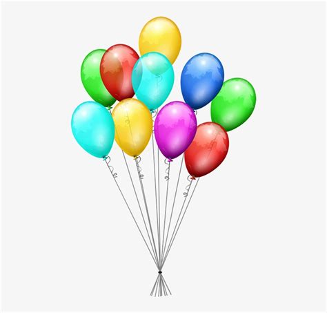 Balloon Birthday Clip Art Poppers Transprent Png