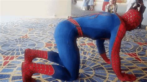 spidermans butt s find and share on giphy