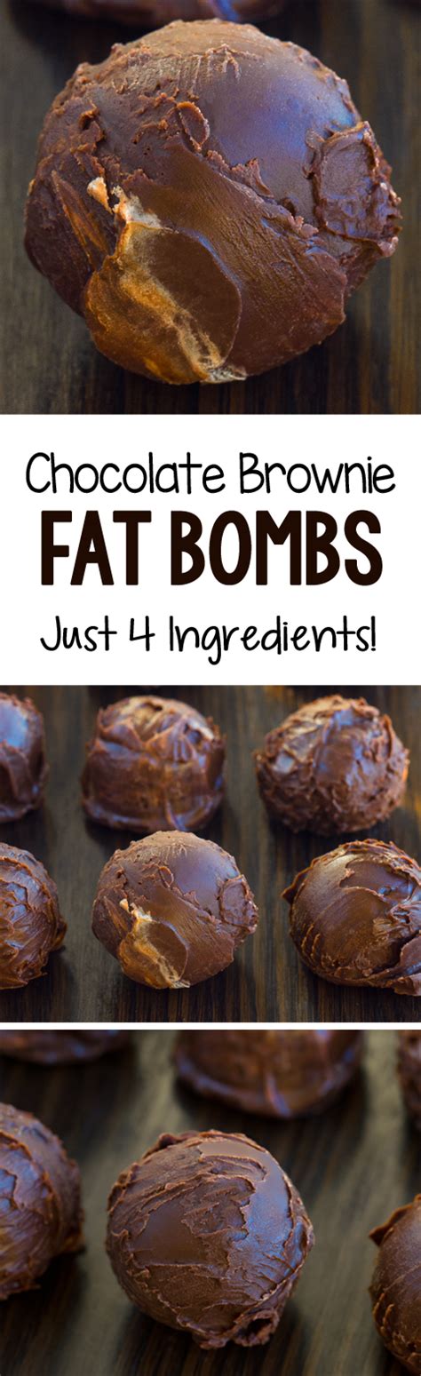 keto chocolate brownie fat bombs   sugar